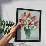 Flower bouquet painting