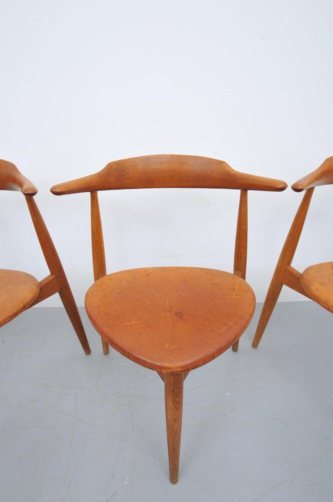 FH4104 Heart Chair by Hans J. Wegner for Fritz Hansen, 1950s