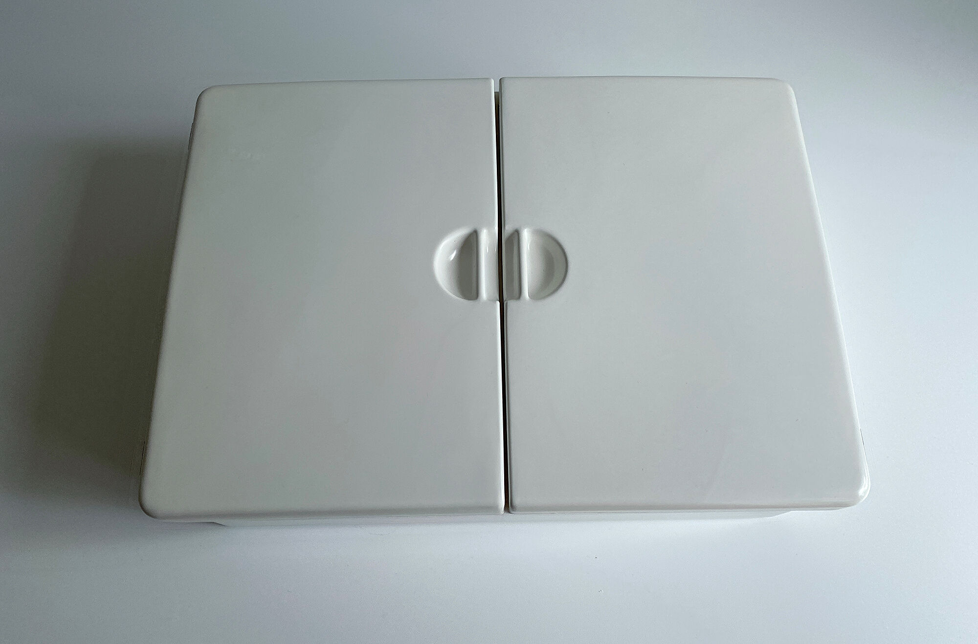 Pharmacy Cabinet Vintage Storage, Italy, 60s, White Melamine