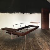 Sofa Walnut copper Wentworth Toothill years 50/60