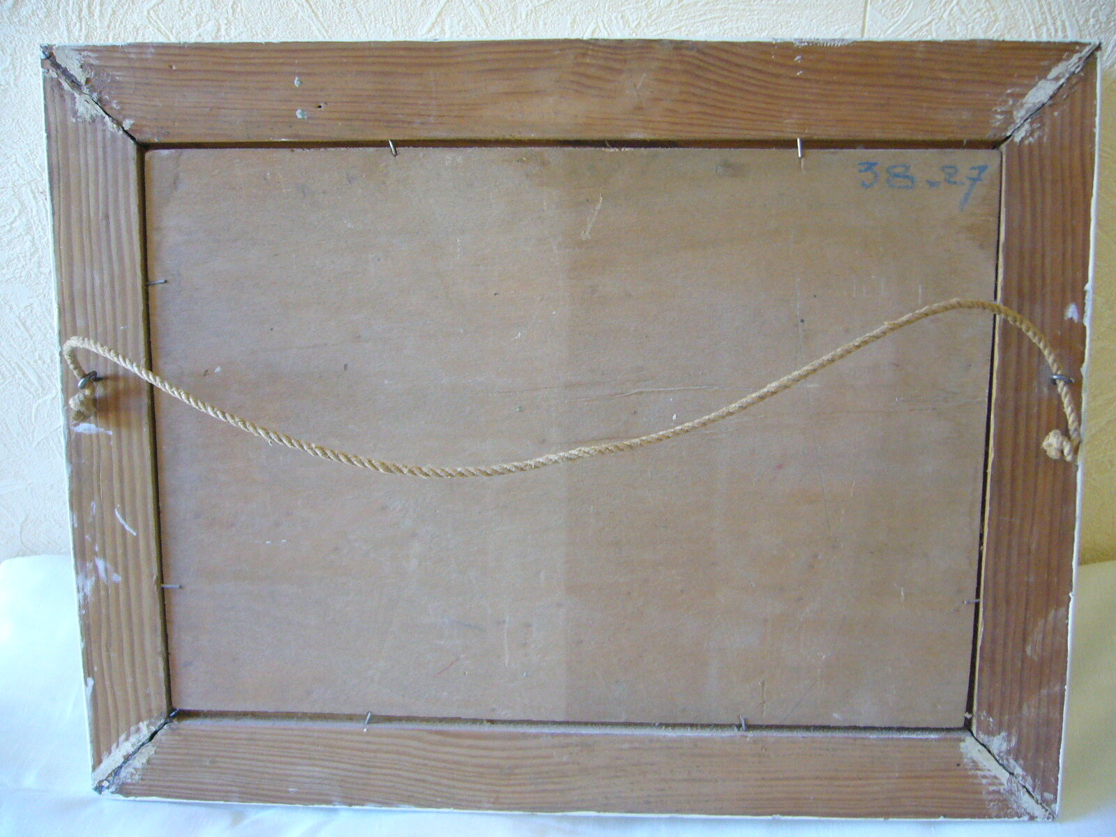 Ancient painting signed bouquet of flowers