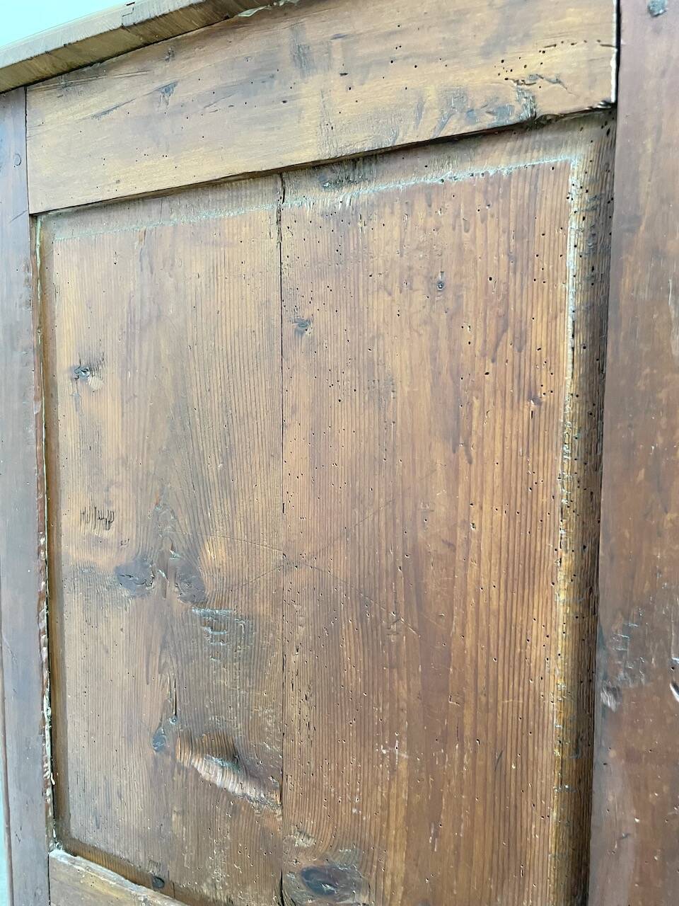 Jam cabinet, folk art furniture, oak, 19th century