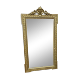 Mirror 19 th wood and golden stuc 156x87cm