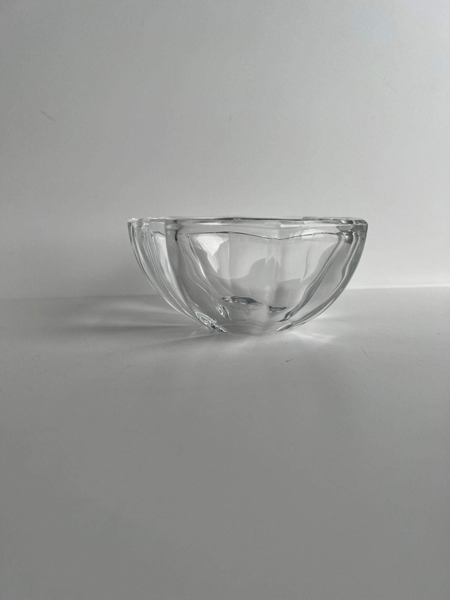 Octagonal glass cup D: 11,5cm