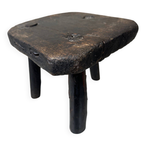 Tabouret brutaliste vintage