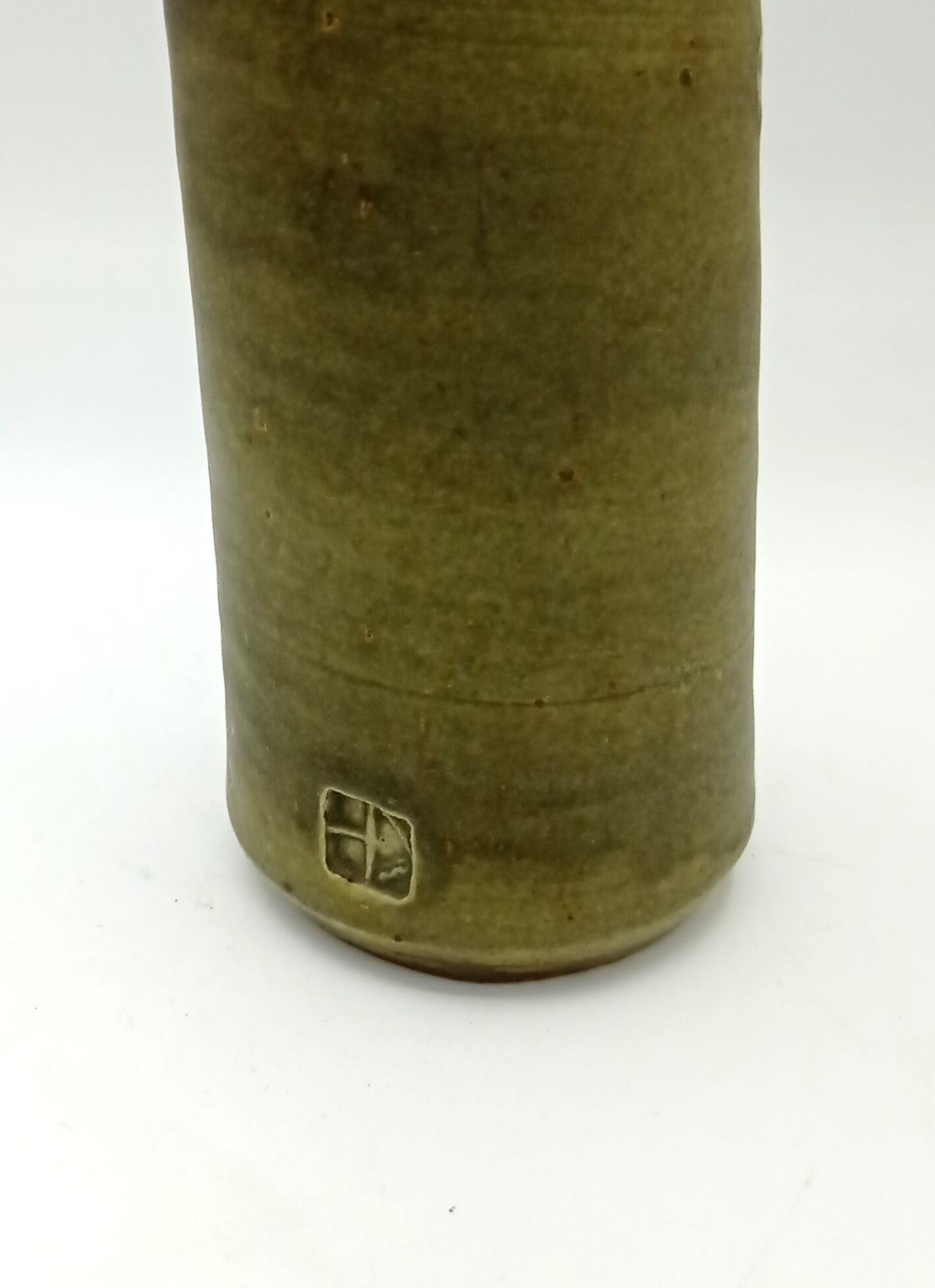 Vase en grès signé Puisaye
