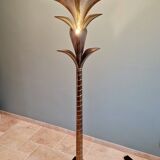 Banana tree floor lamp in brass, Henri Fernandez, 1970s
