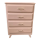 Commode vintage rose