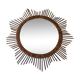 Vintage rattan sun mirror 57cm