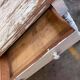 Brocante wooden farmhouse table / white / dining table