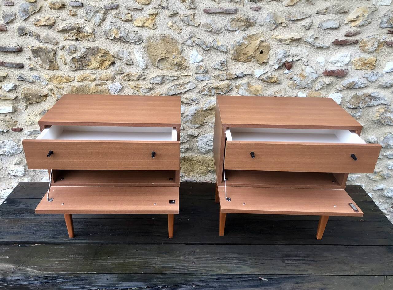 Pair of vintage bedside tables Circa 60's/70's
