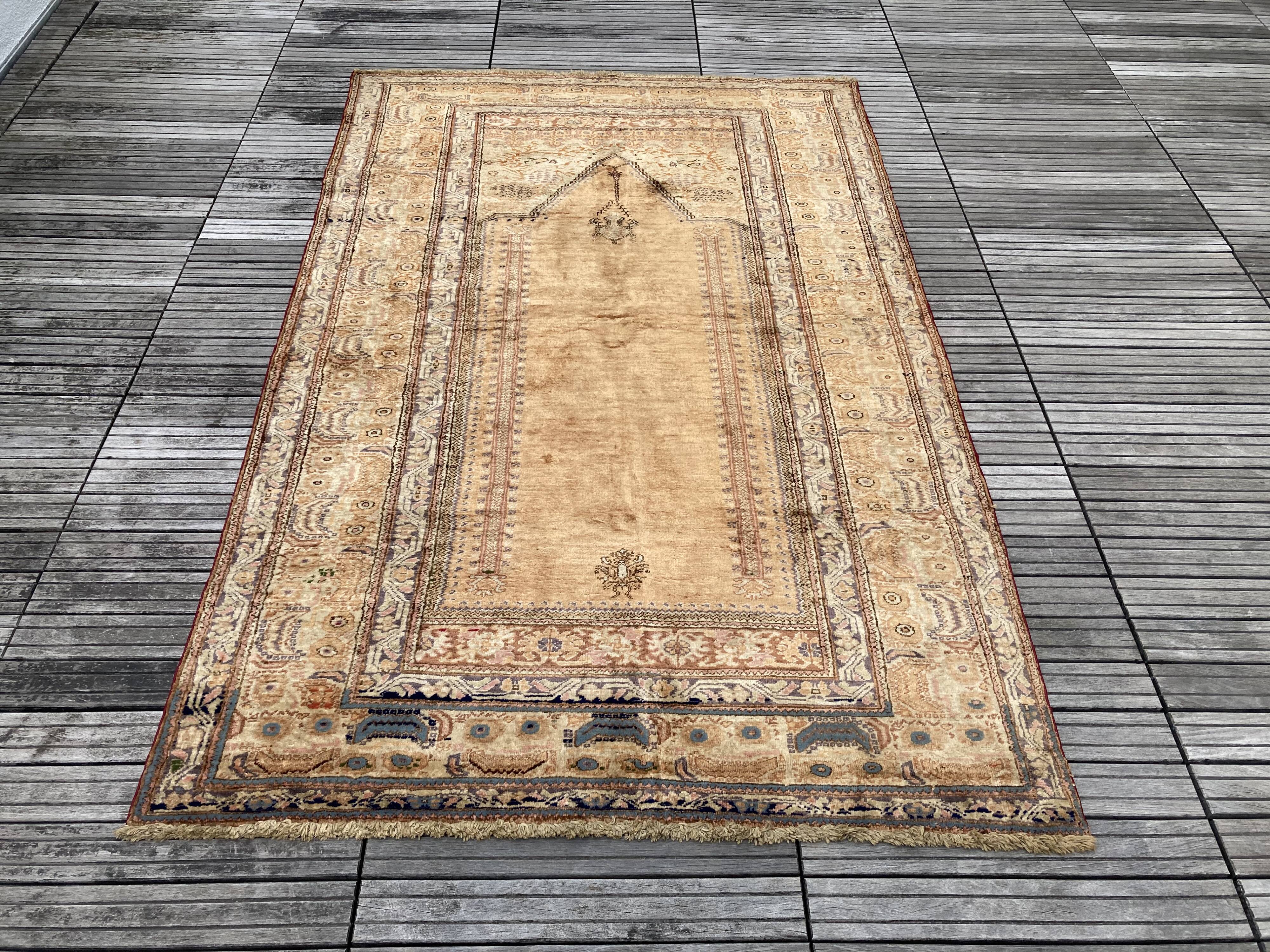 Silky Kayseri Turkish carpet, 116x183 cm