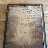 Old mirror black frame 30x23cm