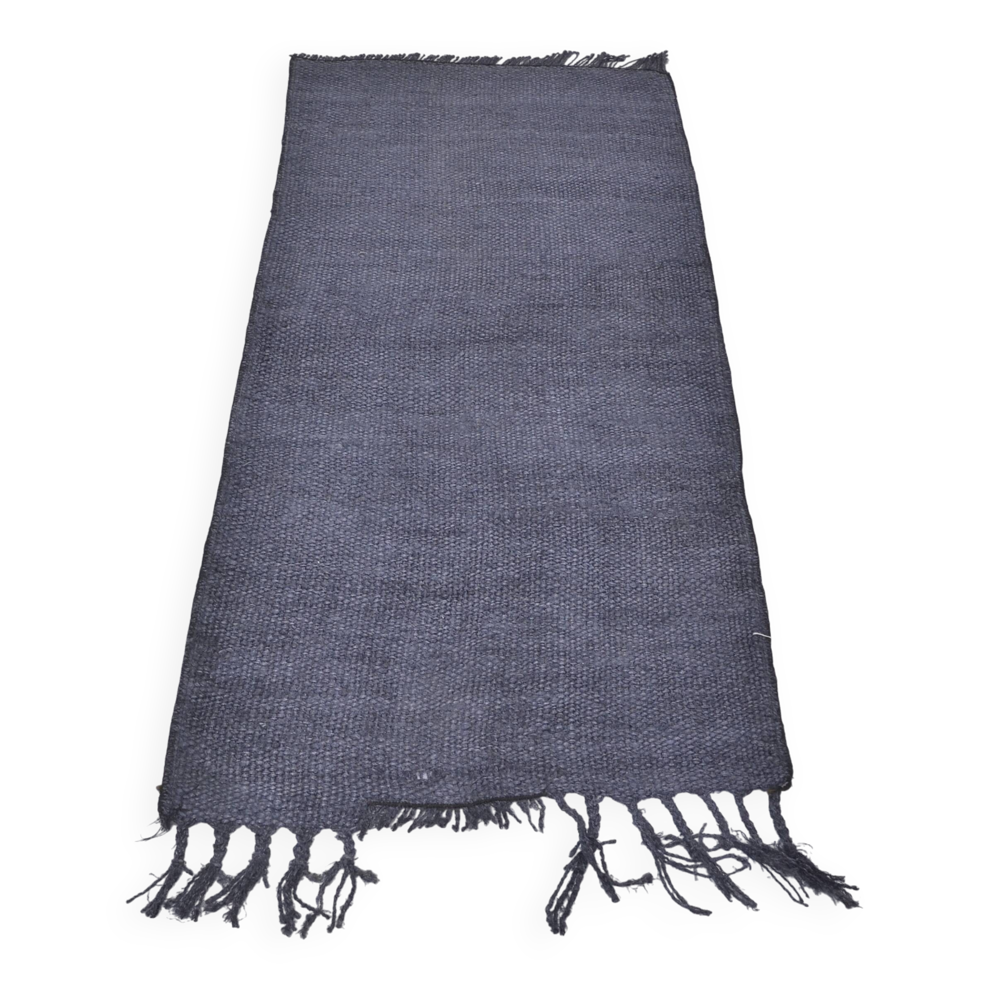 Vintage Black Hemp Rug sku3956