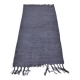 Tapis en chanvre noir vintage sku3956