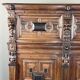 Antique carved wooden buffet in Renaissance style, late 18th / early 19th century.