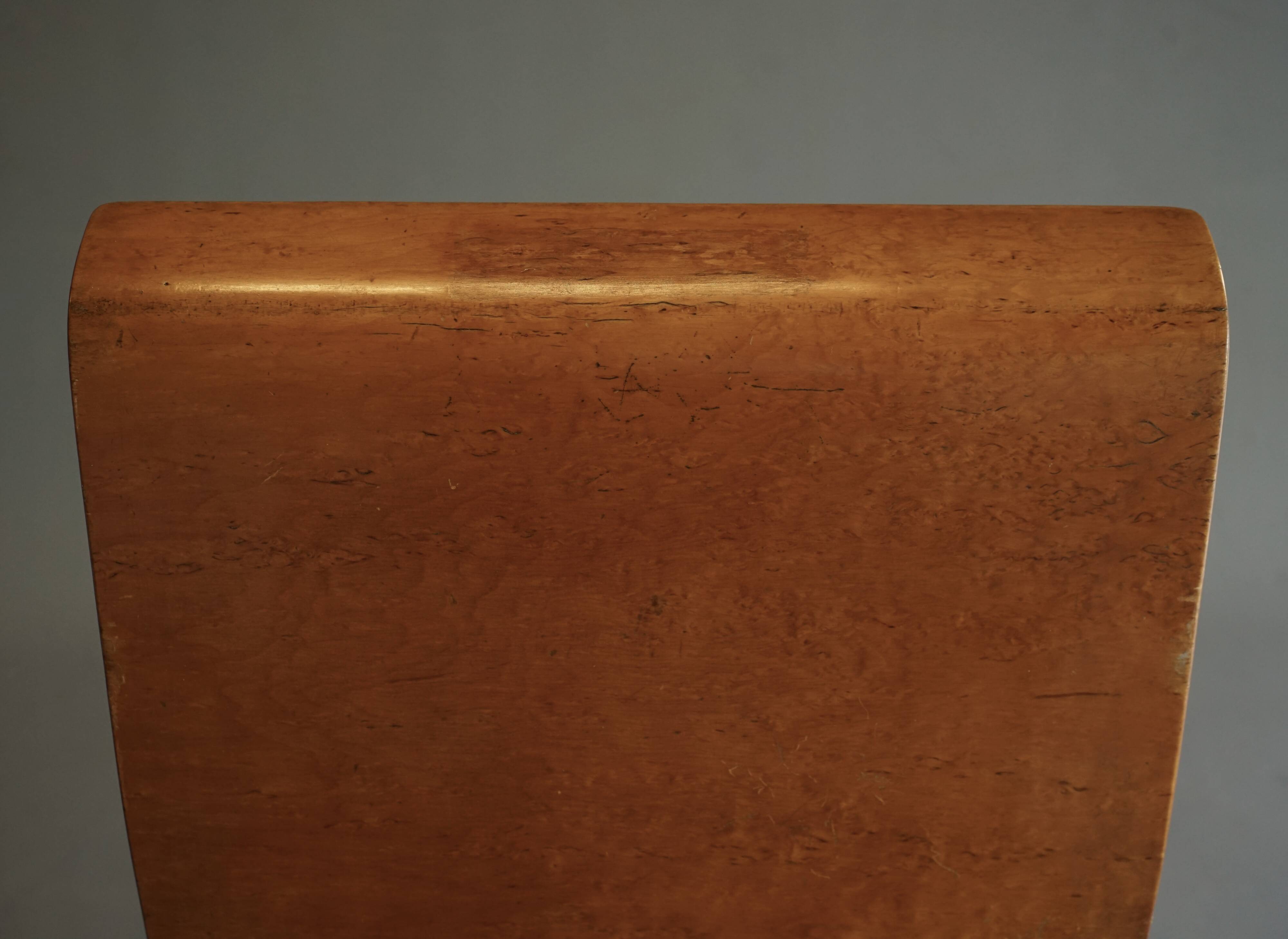 Alvar Aalto model no.21 chair with rare karelian birch seat, Finland 1930s