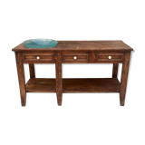 Old solid wood counter