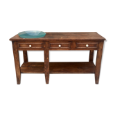 Old solid wood counter