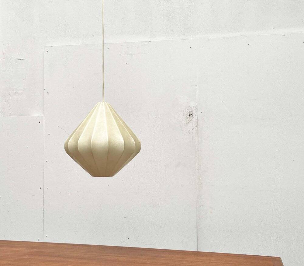 Mid-Century Modern Suspension Cocoon by Friedel Wauer for Goldkant Leuchten, Germany, 1960s
