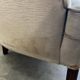 Set of 2 vintage ecru armchairs / armchairs / club armchairs