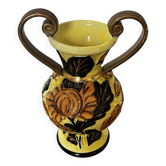 Vase Médicis en céramique Vallauris signé JTF