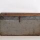 Antique silver-grey solid wood chest (circa 1920) #20
