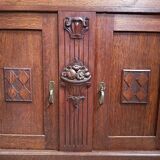 Art Deco oak sideboard