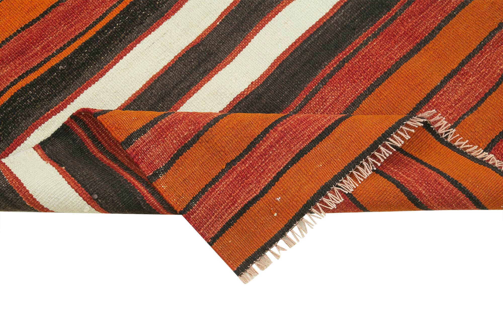 Turkish Handmade Vintage Anatolian Kilim 92 cm x 319 cm