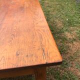 Table de ferme vitrifiée