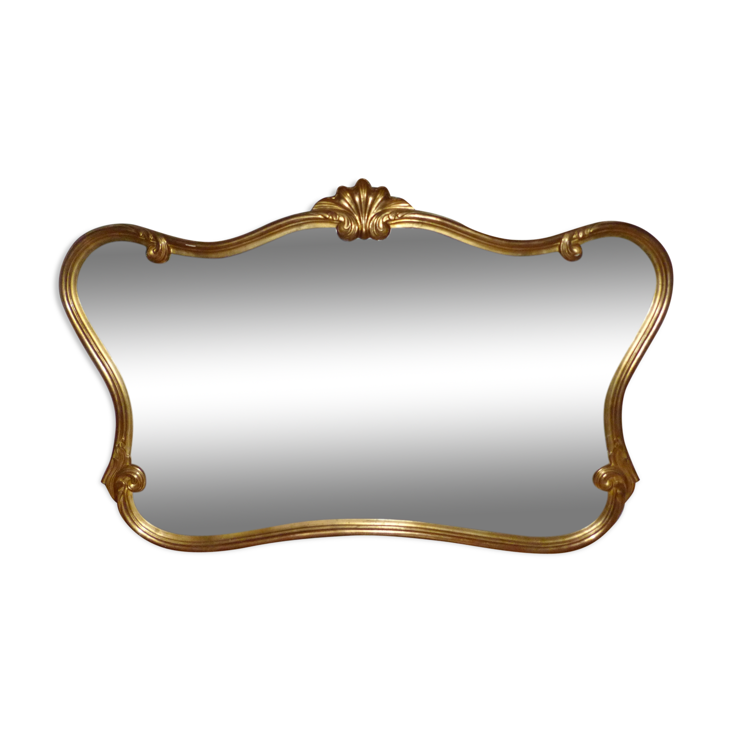 Large Louis XV style mirror 124 x 78 cm