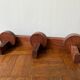 Porte-manteau en bois – années 60