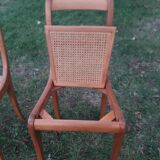 Pair of chair cane with barette