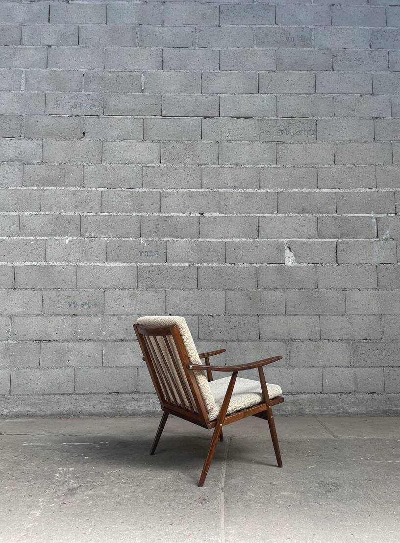 Boomerang armchair