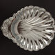 Plat en inox forme coquillage