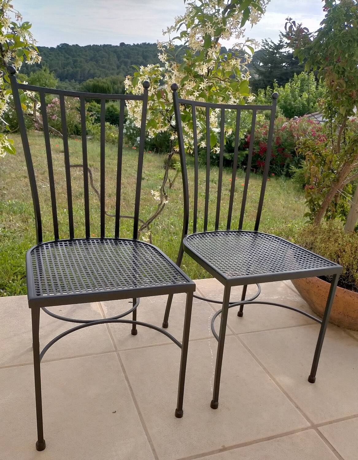 Iron chairs