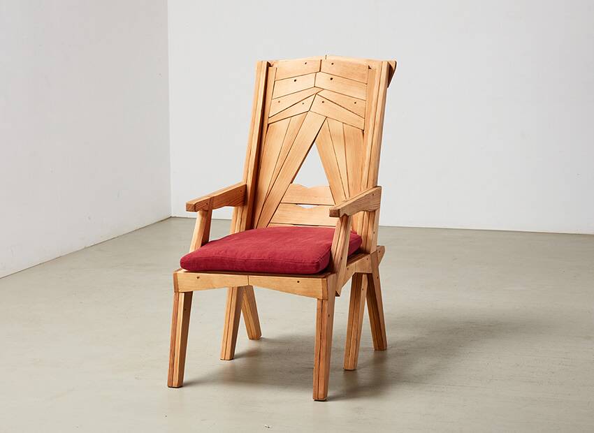 Unique Postmodern Lounge Chair Italy 1980s