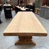 Solid oak monastery table