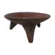 Ancient tripod bowl in terracotta pre-columbian art