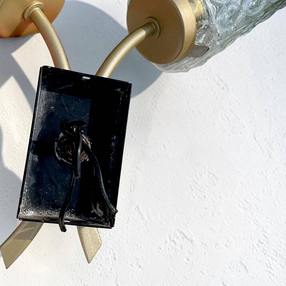 Mid Century Modern 1950s double wall sconce lamp