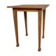Table square vintage feet trumpet beech tray solid beech