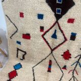 Handmade wool Berber rug 163 X 92 CM