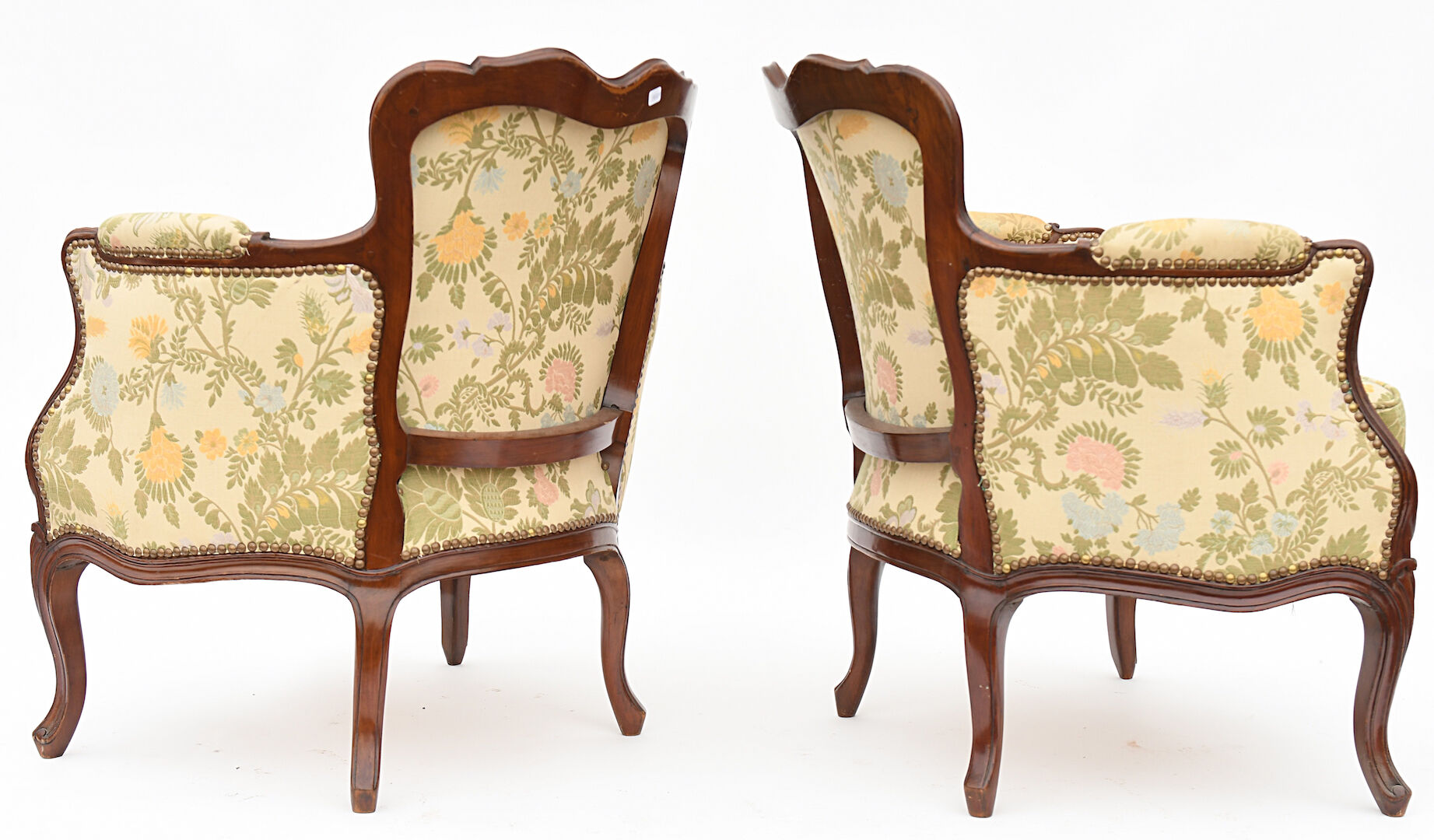 Pair of shepherdesses armchairs