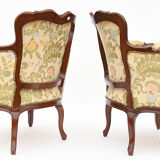 Pair of shepherdesses armchairs