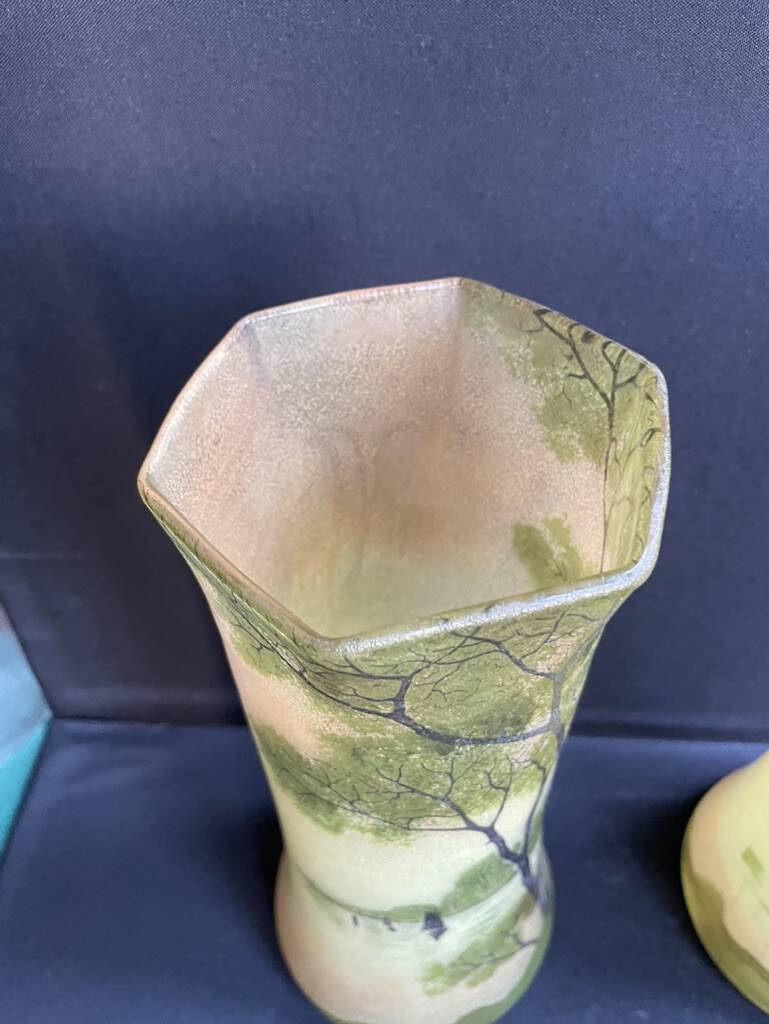 Pair of FT Legras Toul vases – 19th century