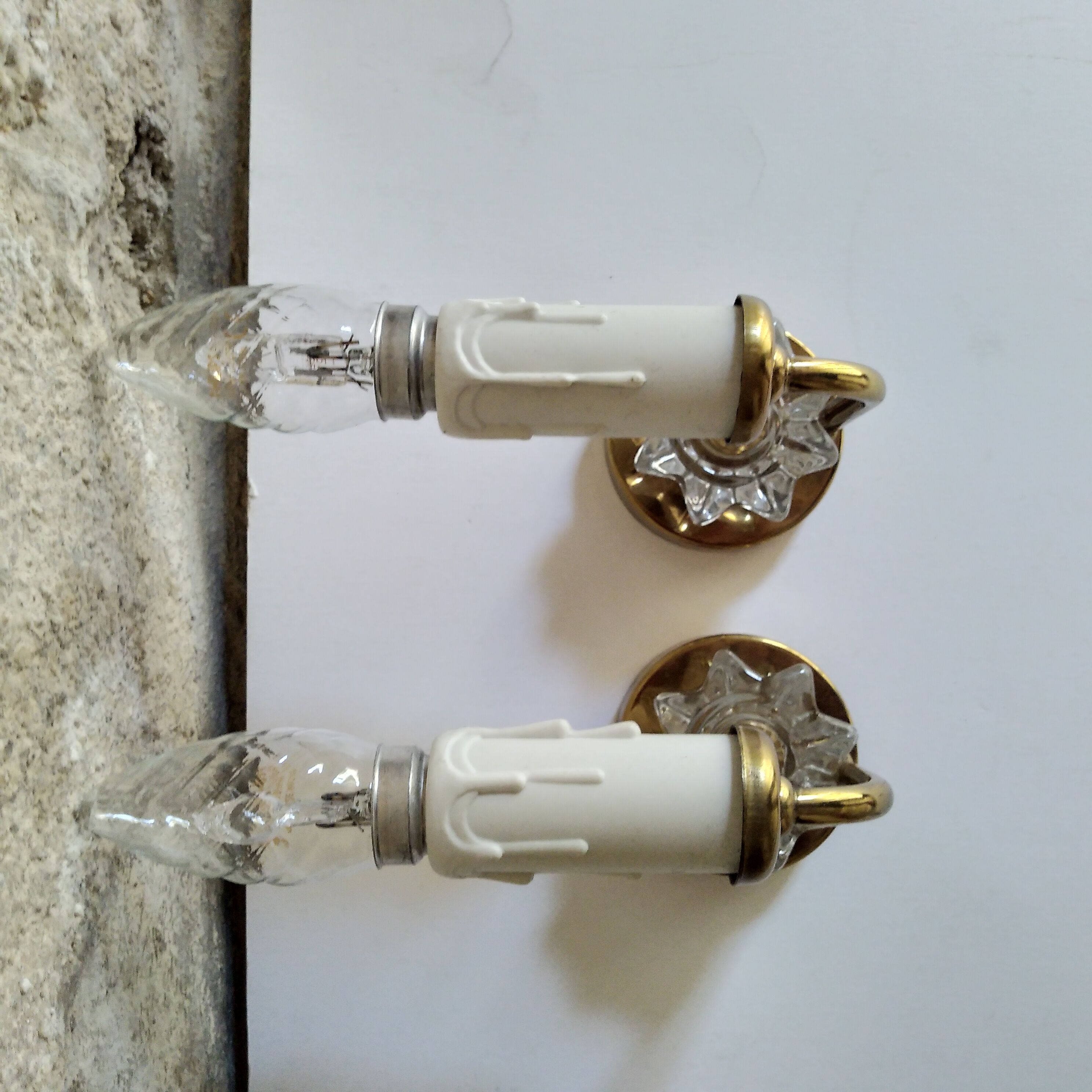 Pair of wall lamps 1960