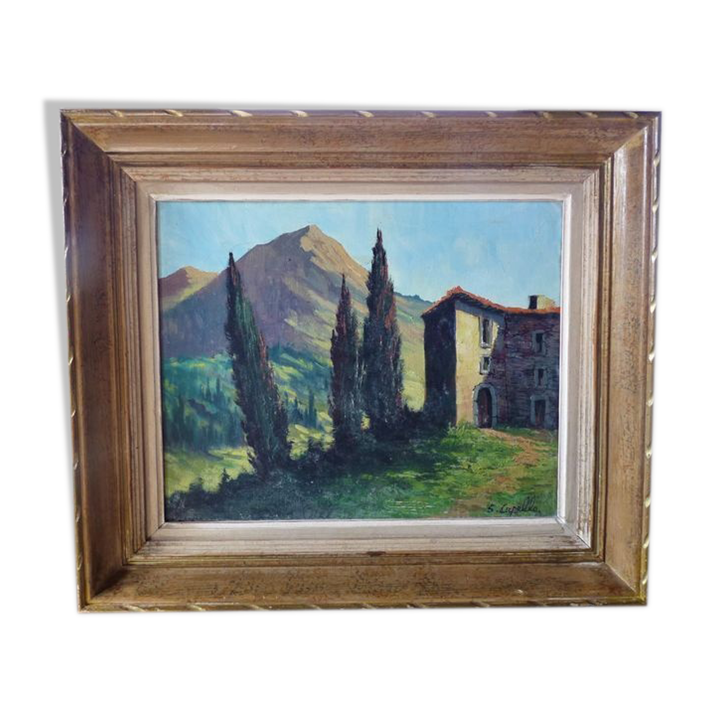 Oil painting by S. Capello