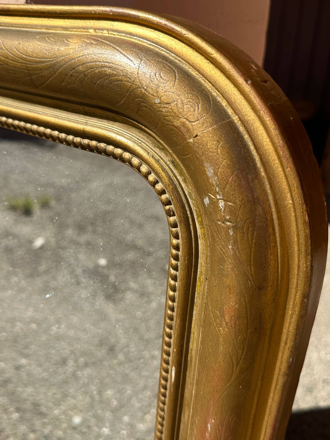 Large gilded mirror - Louis Philippe