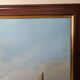 Oil painting on canvas Fishing port in Africa signed Raymond Lafaille
