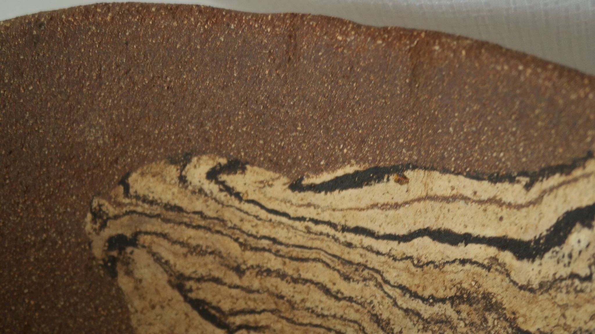 Vide poche coupe Céramique d'Art grès sable XXI